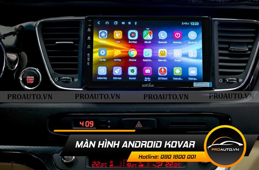 Lắp màn hình dvd android xe ô tô tại nhà