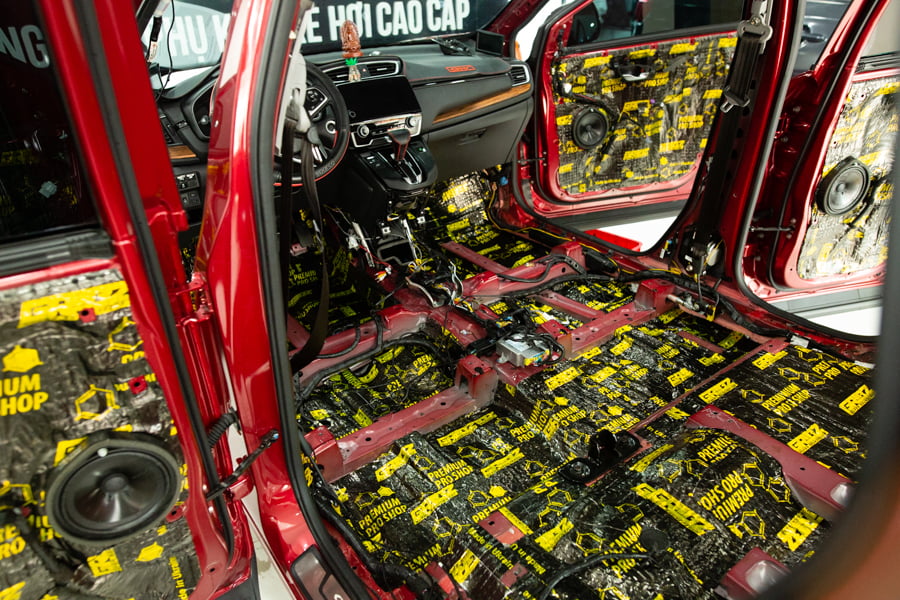 Cách âm xe Honda CRV