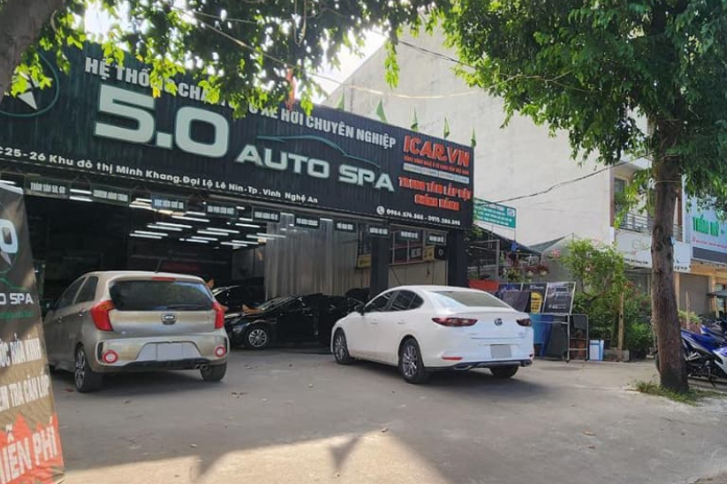 5.0 Auto Spa - Địa chỉ dán phim cách nhiệt ô tô tại Nghệ An
