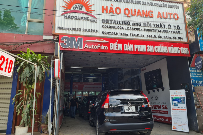 Hào Quang Auto - Địa chỉ dán phim cách nhiệt ô tô tại Hà Nội