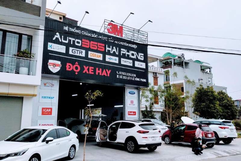 Auto365 - Địa chỉ dán phim cách nhiệt ô tô tại Hải Phòng