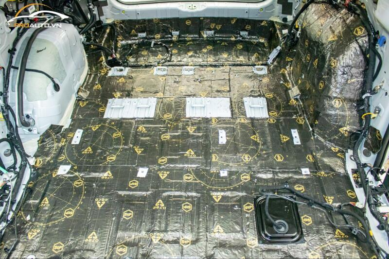 Những vị trí dán cách âm xe hơi