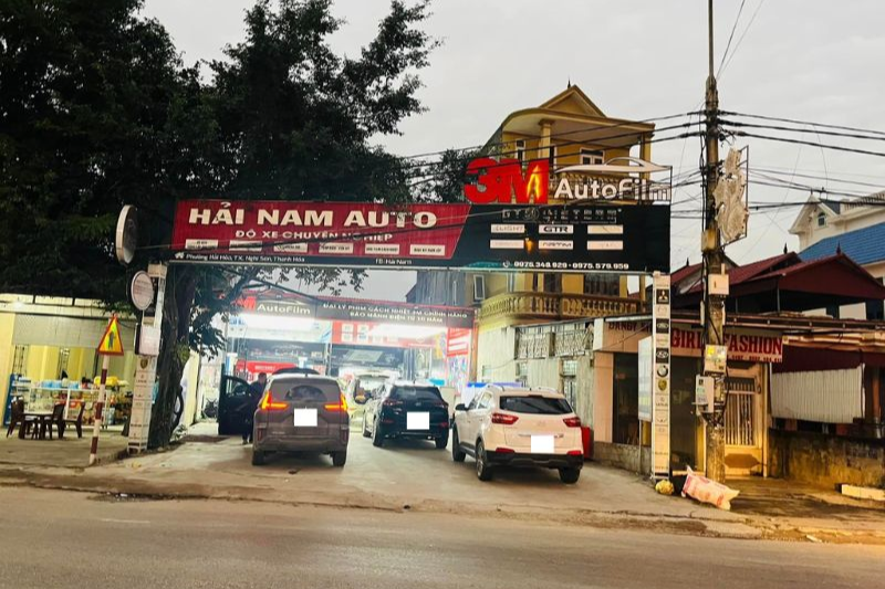 Hải Nam Auto - Địa chỉ dán phim cách nhiệt ô tô tại Thanh Hóa