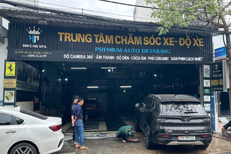 HM Car Spa - Địa chỉ dán phim cách nhiệt ô tô tại Hải Phòng