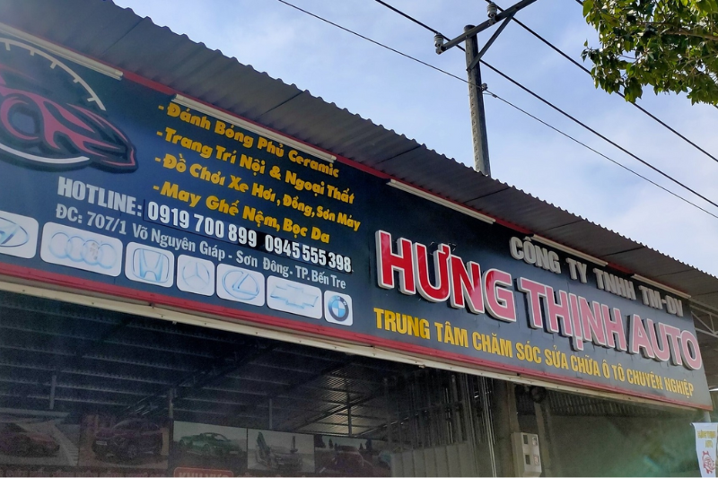 Hưng Thịnh Auto - Địa chỉ dán phim cách nhiệt ô tô tại Bến Tre