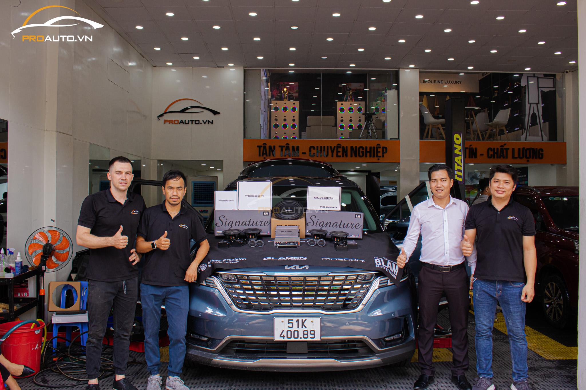 Nâng cấp âm thanh xe hơi chất lượng