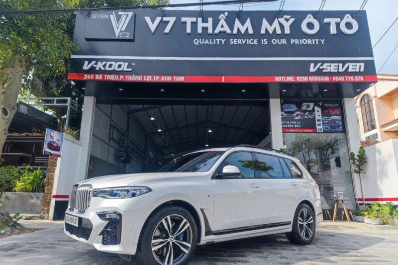 V7 Thẩm Mỹ Ô Tô - Địa chỉ dán phim cách nhiệt ô tô tại  Kon Tum