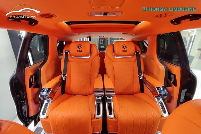 Độ ghế limousine Hongyi 4.0 Pro tại xưởng độ ghế limousine ô tô TPHCM uy tín
