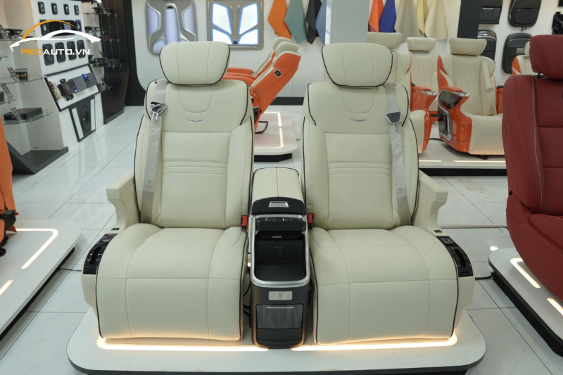Độ ghế SUV 2.0 Pro tại xưởng độ ghế limousine ô tô TPHCM uy tín