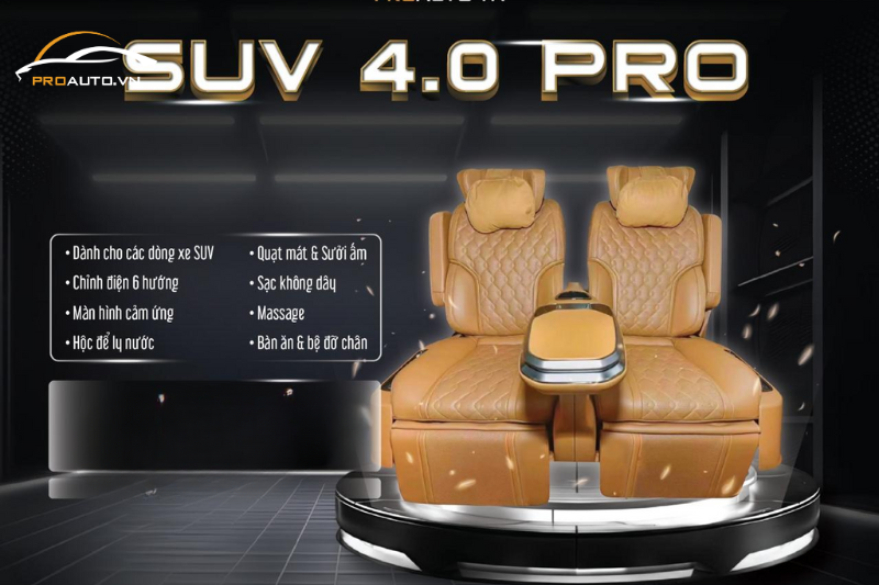 Độ ghế SUV 4.0 Pro tại xưởng độ ghế limousine ô tô TPHCM uy tín