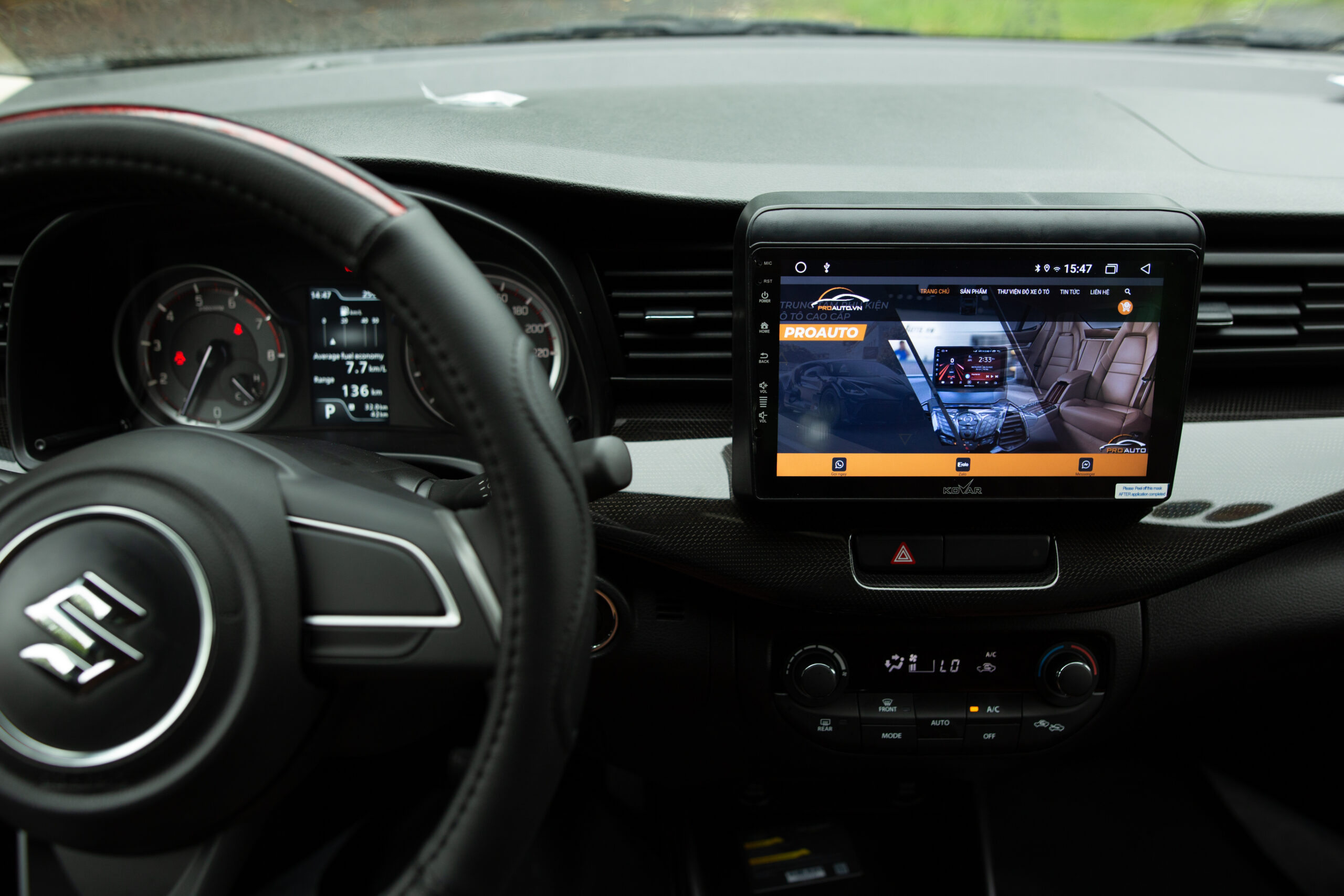 Lắp đặt màn hình Android ô tô tại trung tâm Proauto.vn