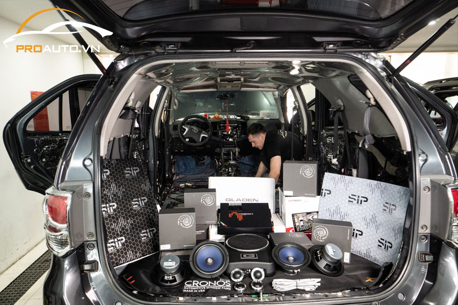 Nâng cấp cấu hình âm thanh cực đỉnh tại Proauto.vn