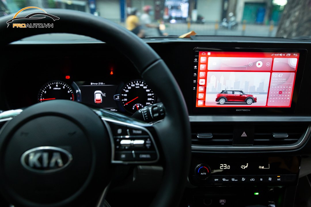 Màn hình Android ô tô tích hợp camera 360 Gotech