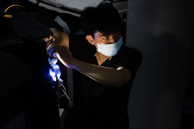 Thi công độ đèn tăng sáng chuyên nghiệp tại Proauto.vn