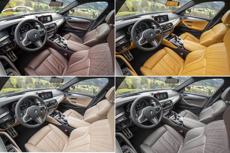 BMW 5 bọc ghế da ô tô tại TPHCM