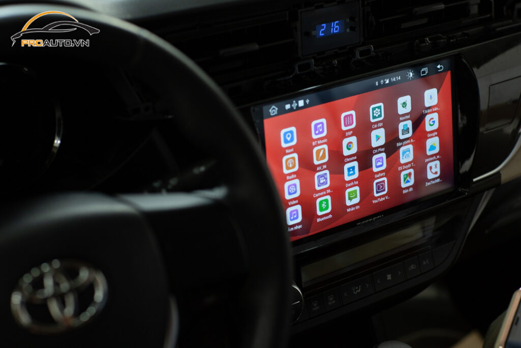 Giao diện thông minh, thiết kế sang trọng của màn hình Android Zestech