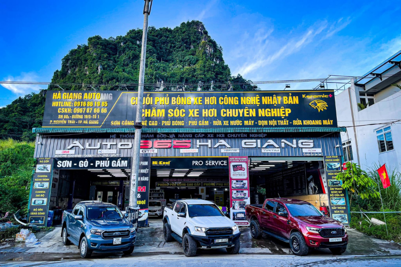 Hệ thống chăm sóc, nâng cấp xe chuyên nghiệp Auto365 Hà Giang
