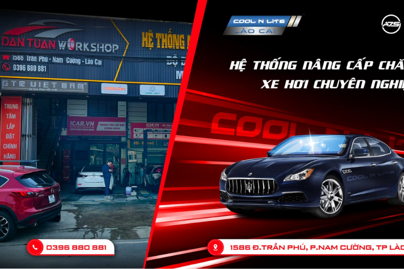 Hệ thống nâng cấp chăm sóc xe hơi chuyên nghiệp Dân Tuấn Workshop