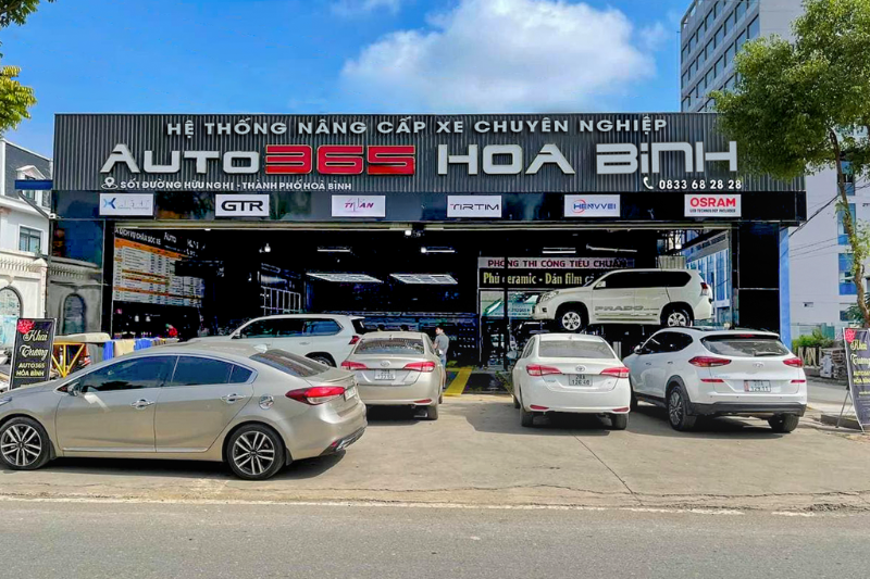 Hệ thống nâng cấp xe chuyên nghiệp Auto365 Hòa Bình