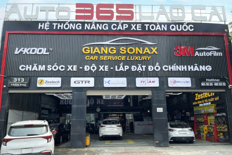 Hệ thống nâng cấp xe toàn quốc Auto365 Lào Cai