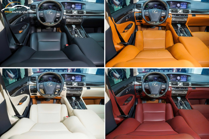 Lexus LS460 bọc ghế da ô tô tại TPHCM