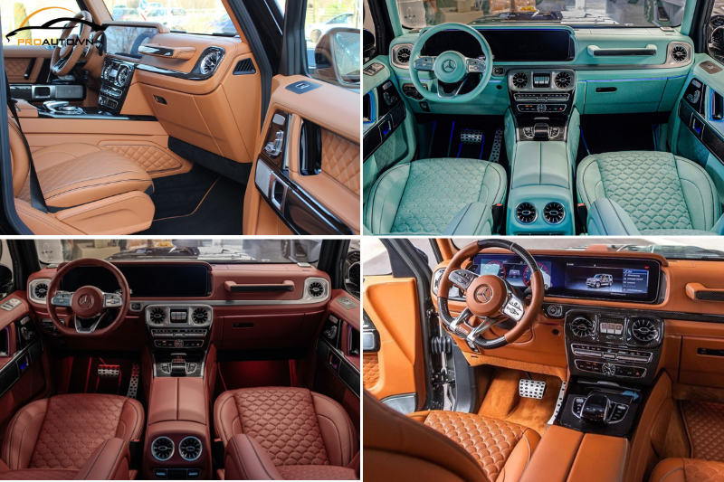 Mercedes-Benz G63 bọc ghế da ô tô tại TPHCM