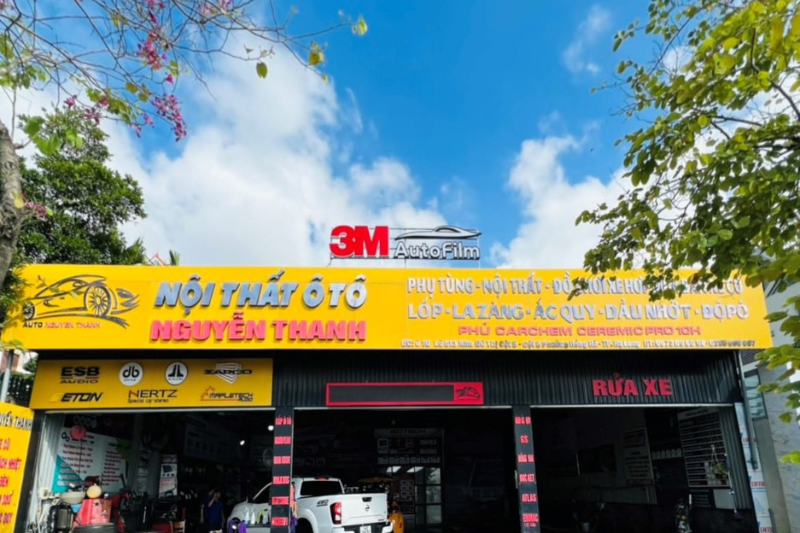 Nội thất ô tô Nguyễn Thanh dán phim 3M chính hãng