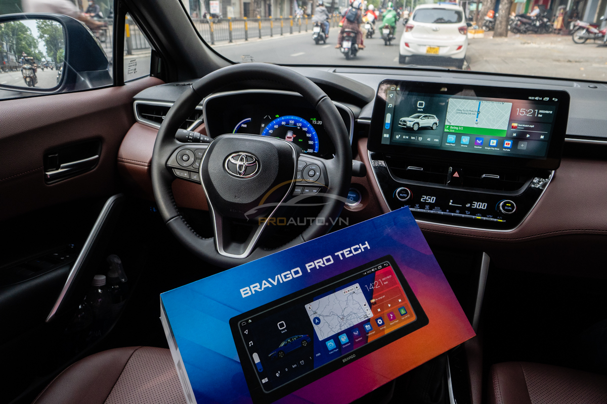 Màn hình Android Bravigo với đa dạng các loại ứng dụng