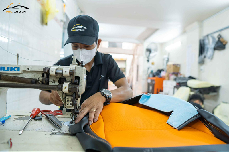 Quy trình bọc ghế da ô tô tại Bình Dương ở PROAUTO