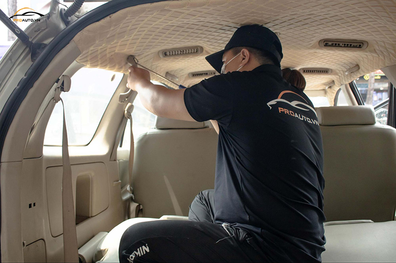 Thi công bọc ghế da ô tô uy tín, chất lượng tại PROAUTO.VN