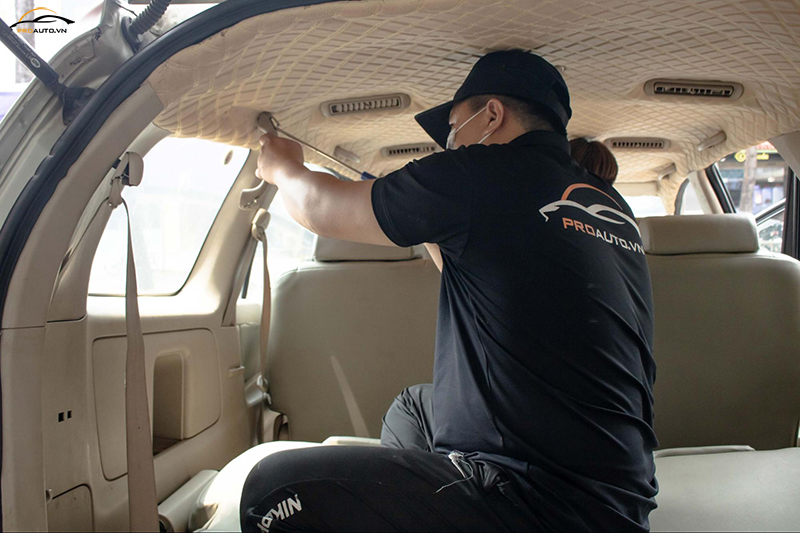 Thi công bọc ghế da ô tô uy tín, chất lượng tại PROAUTO.VN