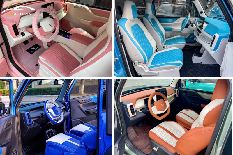 VinFast VF3 bọc ghế da ô tô tại TPHCM