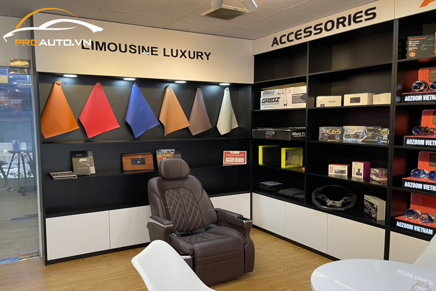 Không gian trưng bày sản phẩm chính hãng tại Proauto.vn