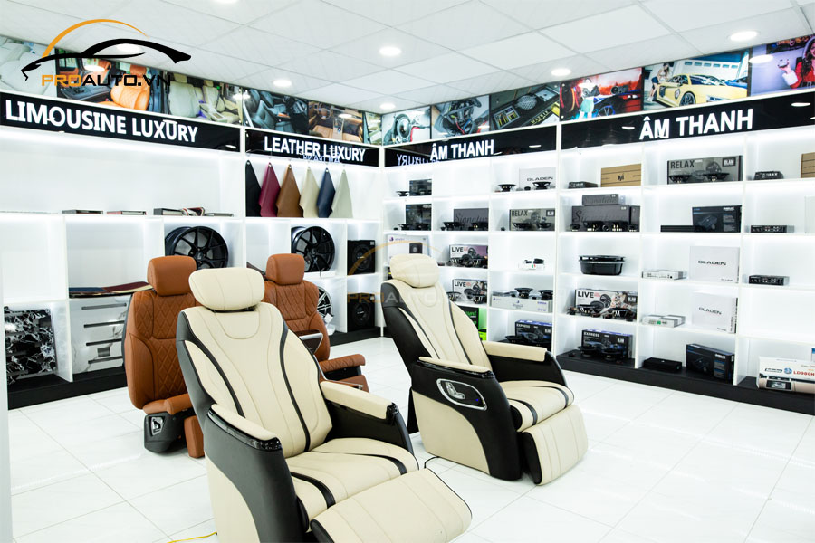 Phòng trưng bày sản phẩm ghế Limousine ô tô_Proauto.vn