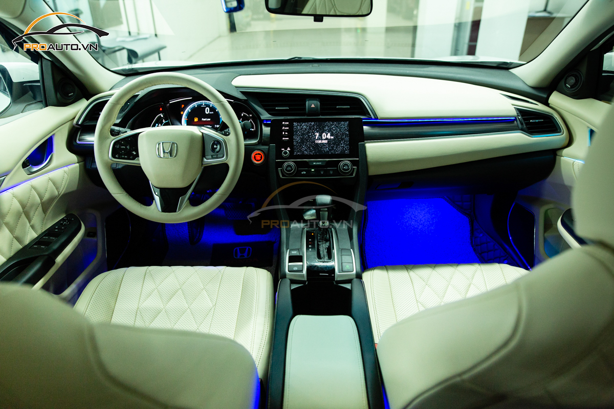 Đổi màu nội thất ô tô HonDa Civic tại Proauto.vn