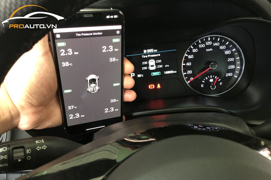 Phụ kiện đồi chơi xe hơi cảm biến áp suất lốp
