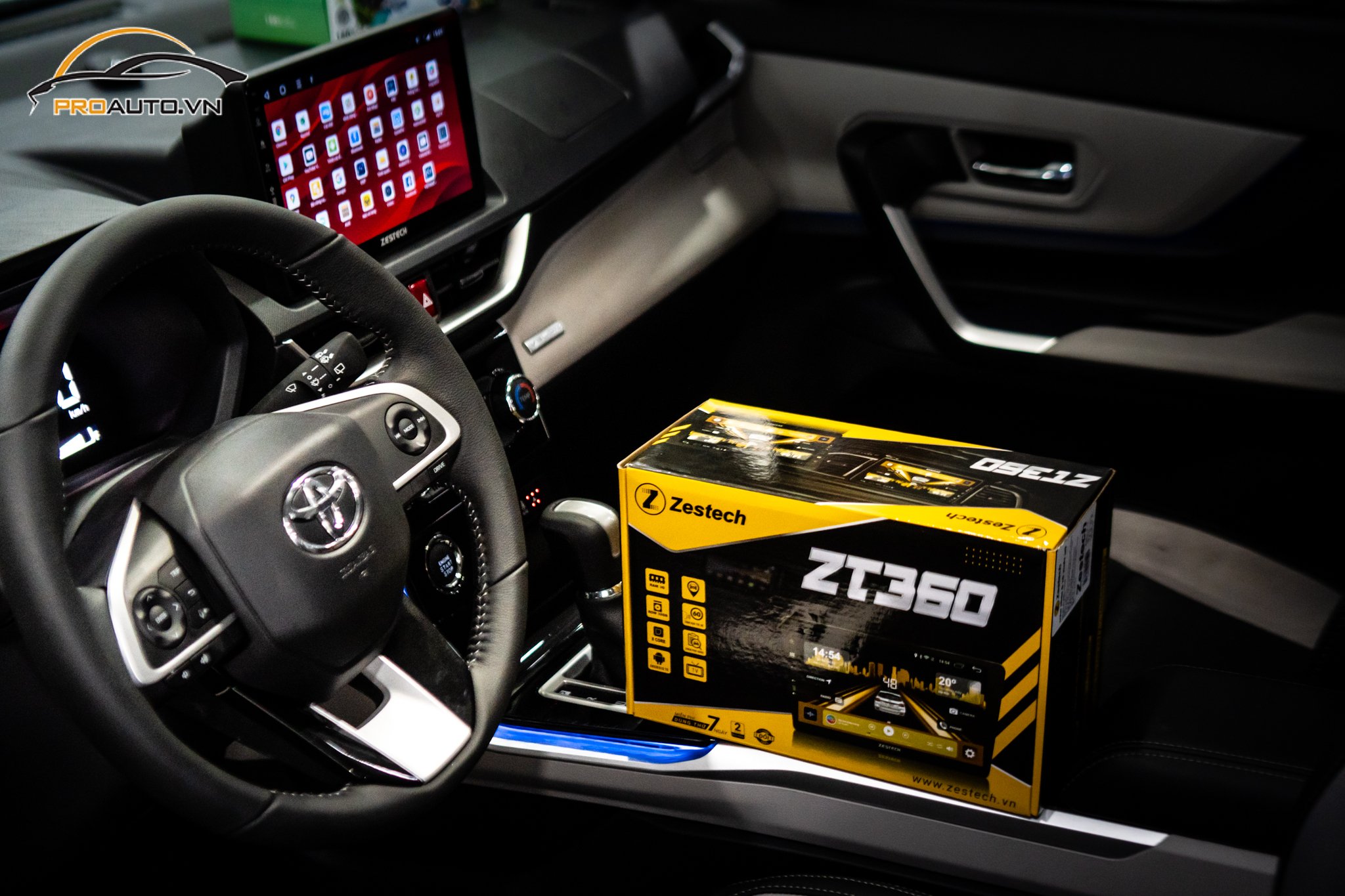 Nâng cấp màn hình DVD Android ZT360 tại Proauto.vn