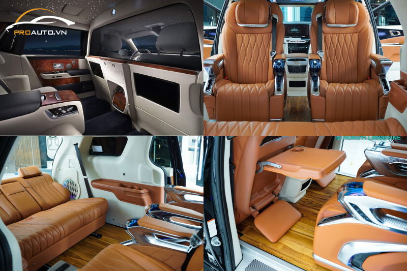 Độ ghế Limousine gói royal xe ô tô