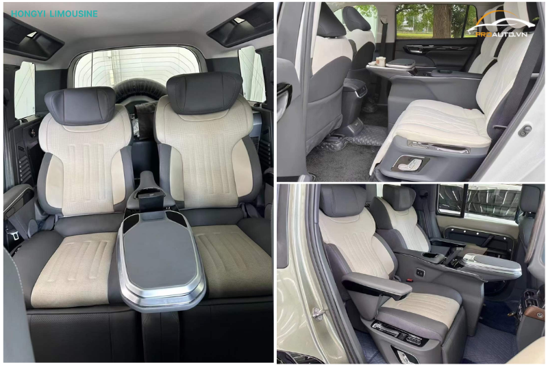 Độ limousine cho xe Toyota với màu xám sang trọng, quý tộc