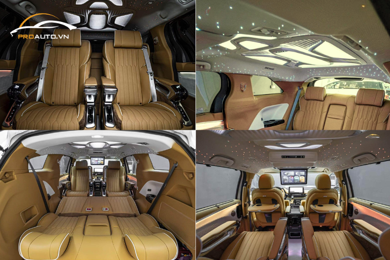 Độ ghế Limousine gói royal xe ô tô
