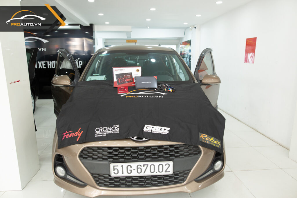 Màn hình android Gotech GT EVO được trưng bày 