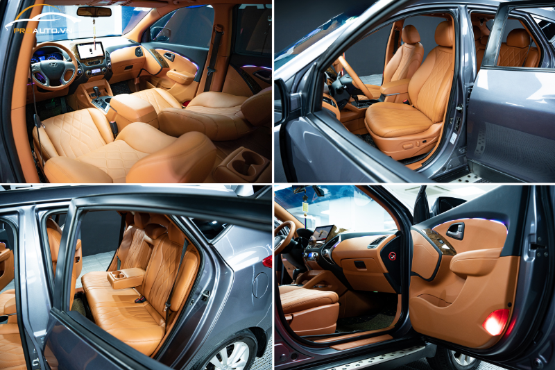Hyundai Tucson đổi màu nội thất ô tô tại TPHCM