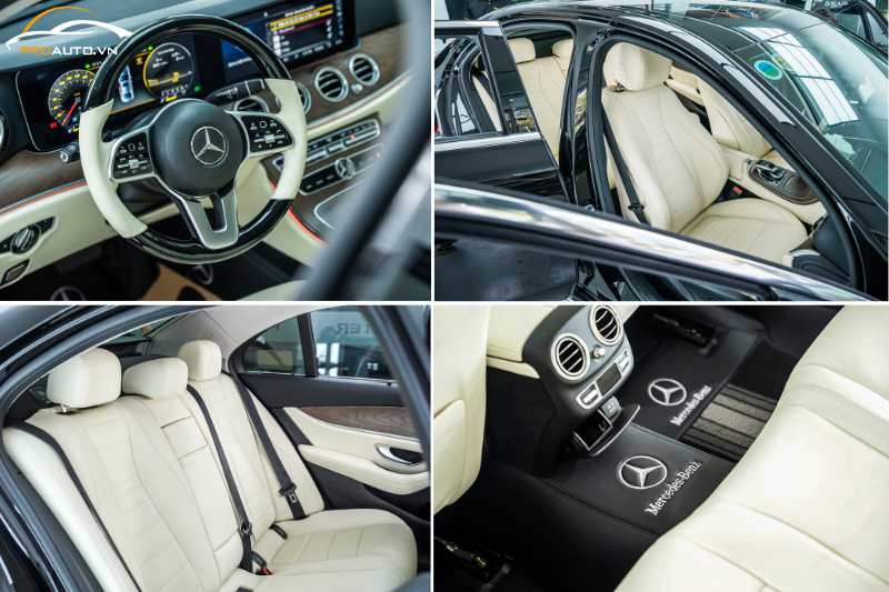Mercedes E200 đổi màu nội thất ô tô tại TPHCM