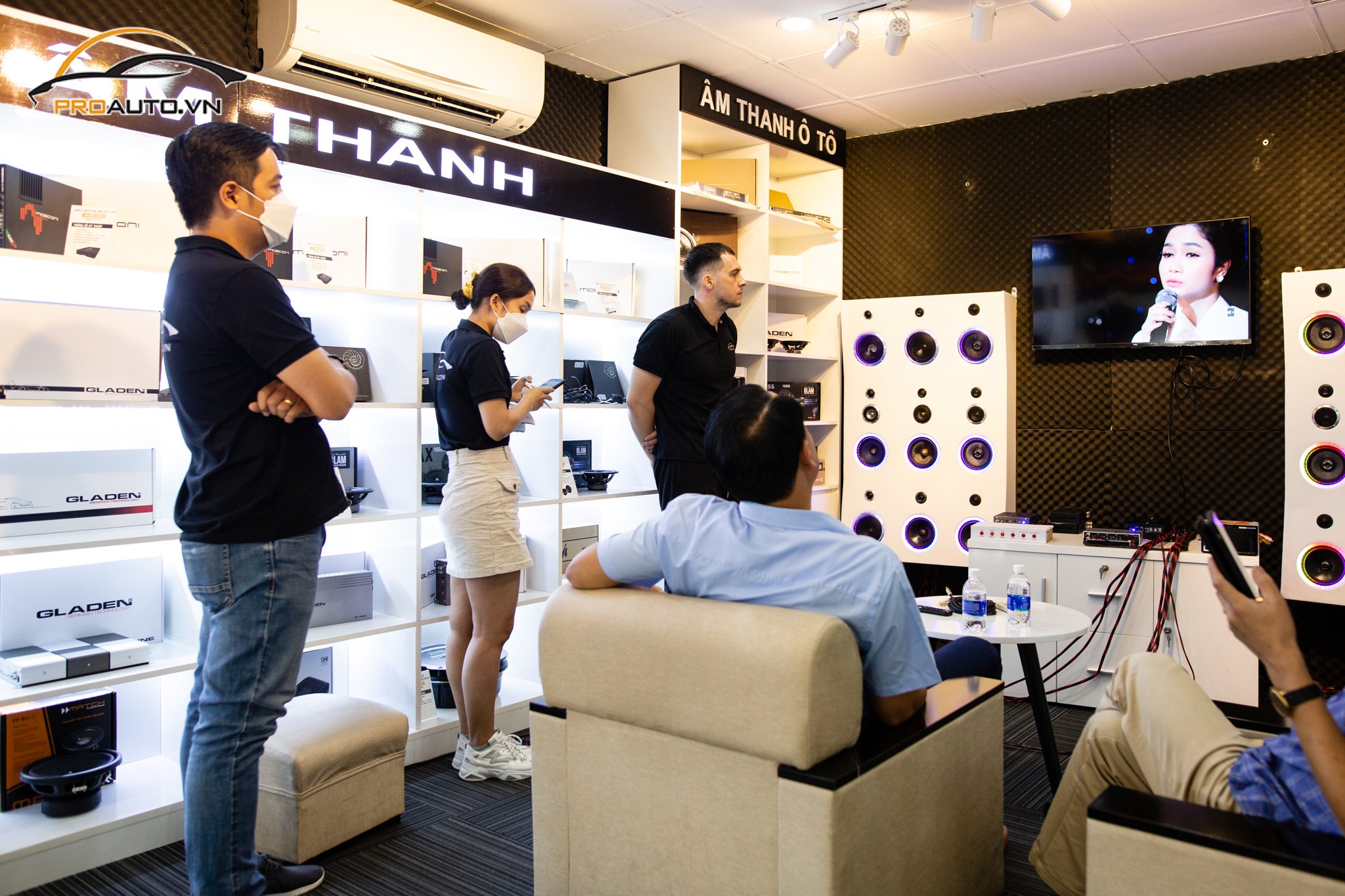 Phòng test âm thanh chuyên nghiệp tại Proauto.vn
