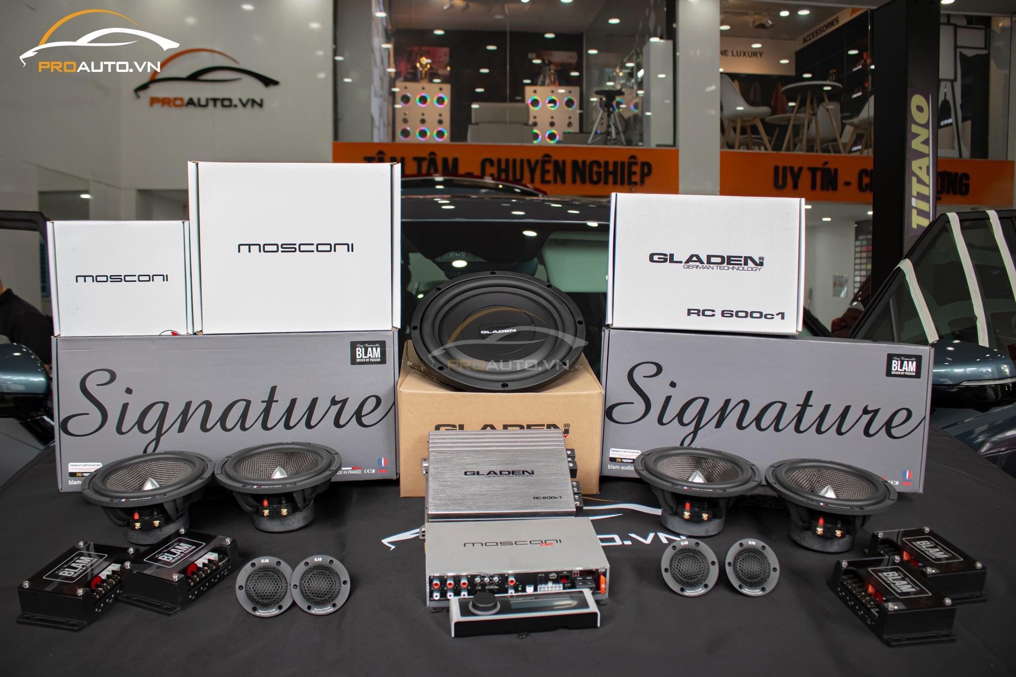 Gói độ âm thanh xe hơi cao cấp