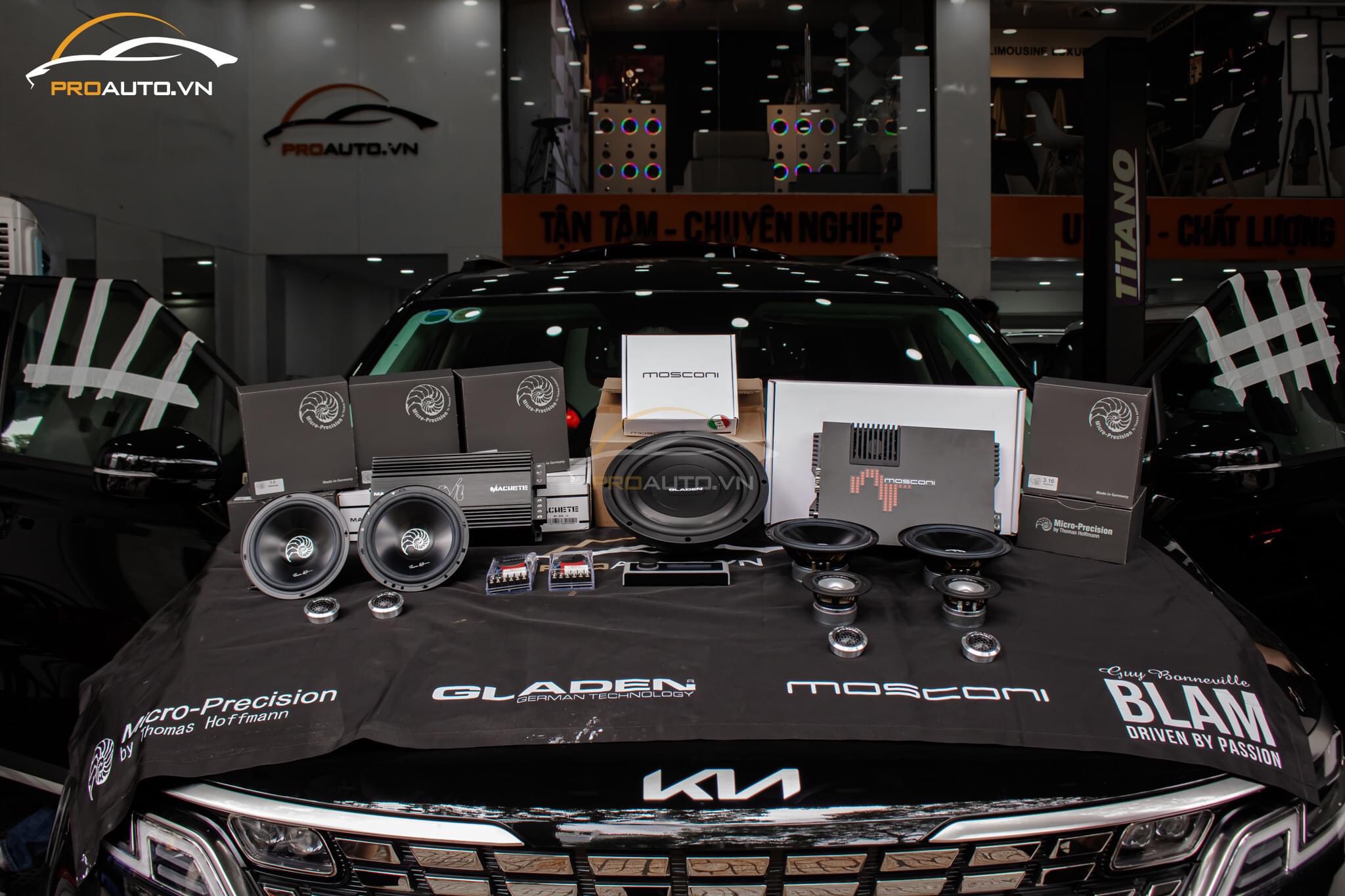 Gói độ âm thanh xe hơi cao cấp