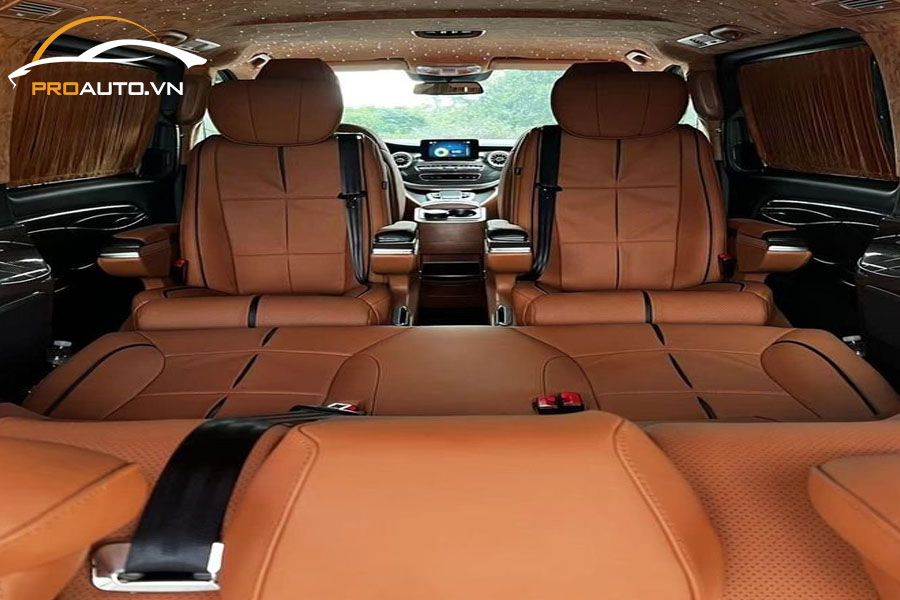 Biến ghế sau thành giường