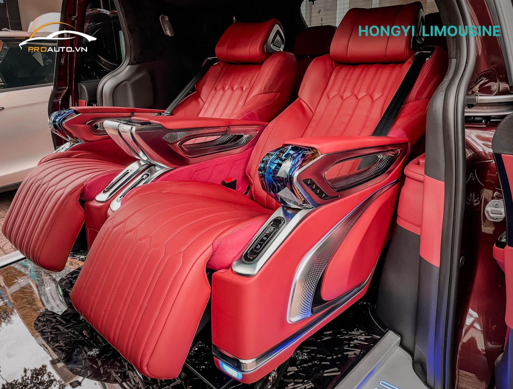    Độ ghế Limousine xe 7 chỗ