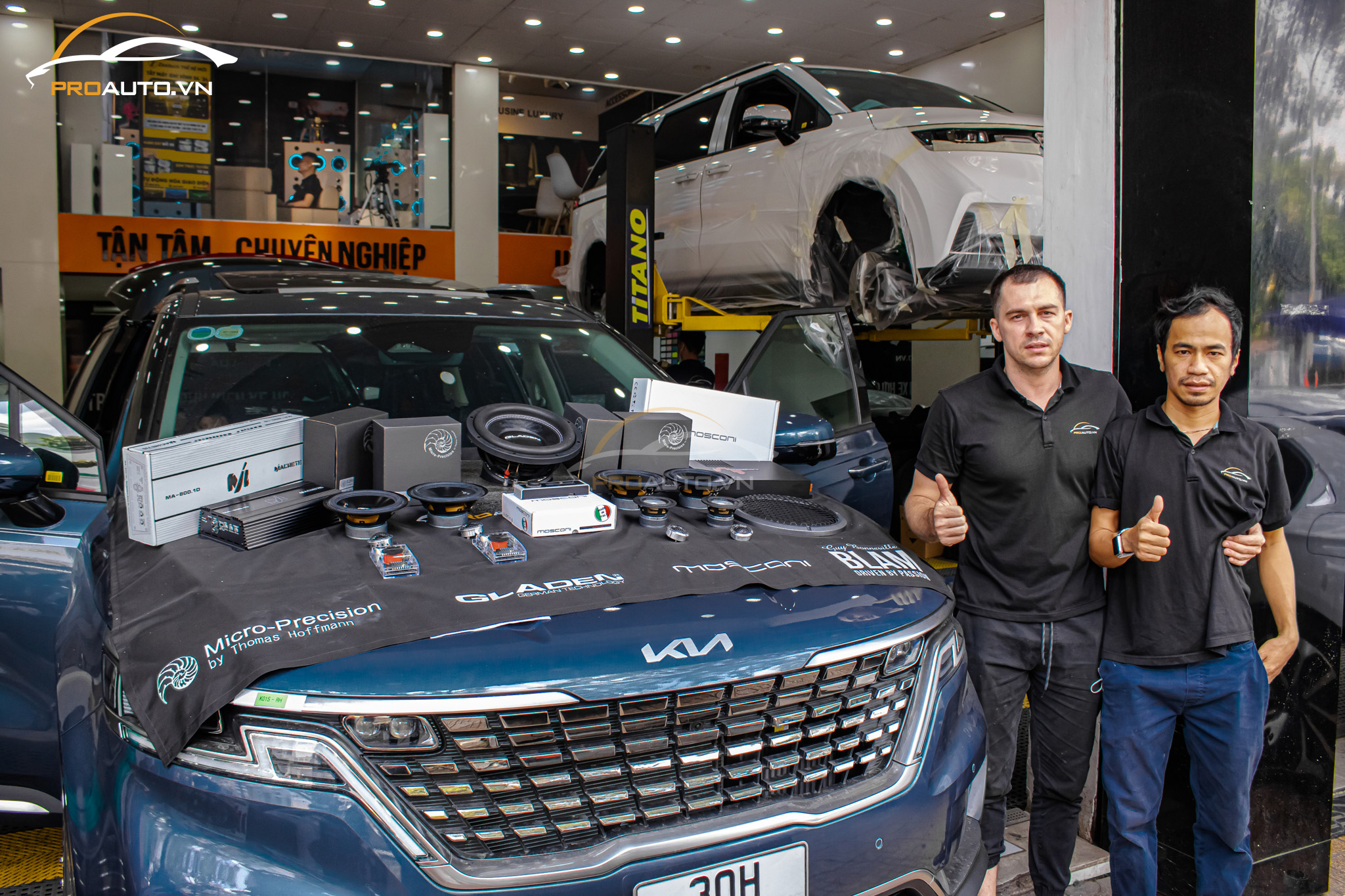 Độ loa xe hơi Kia Carnival uy tín