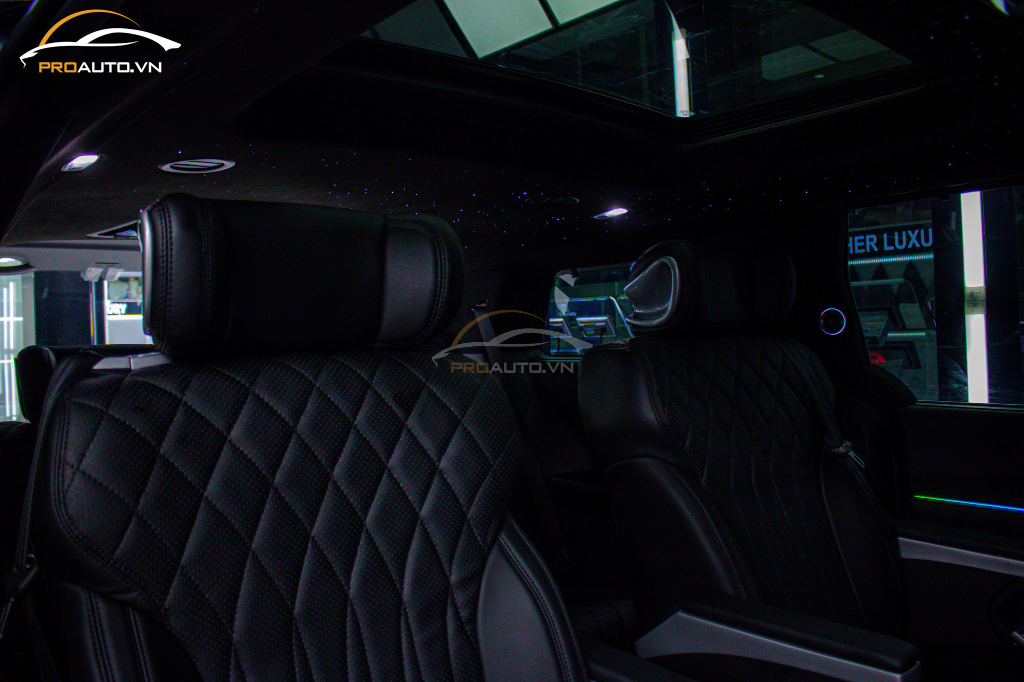 Đổi màu nội thất full đen 